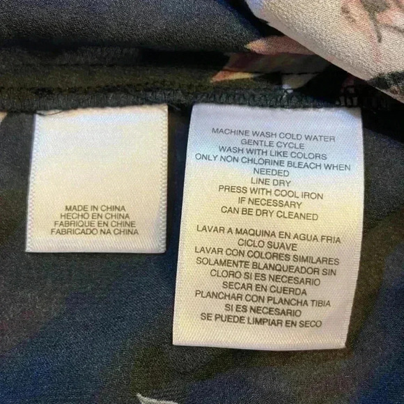 RACHEL Rachel‎ Roy Layla Top SMALL Floral Asymmetrical Ruffled Feminine Career - Picture 5 of 11